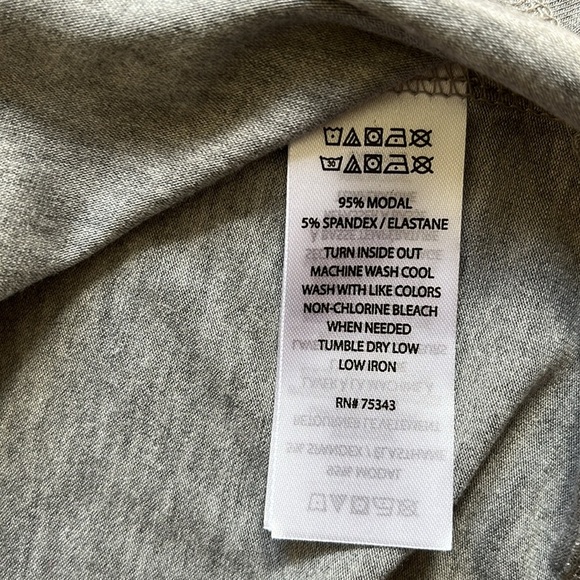 NWT Paraphrase Size S Gray Heathered Modal Stretch Layering Tank Top - Picture 7 of 11